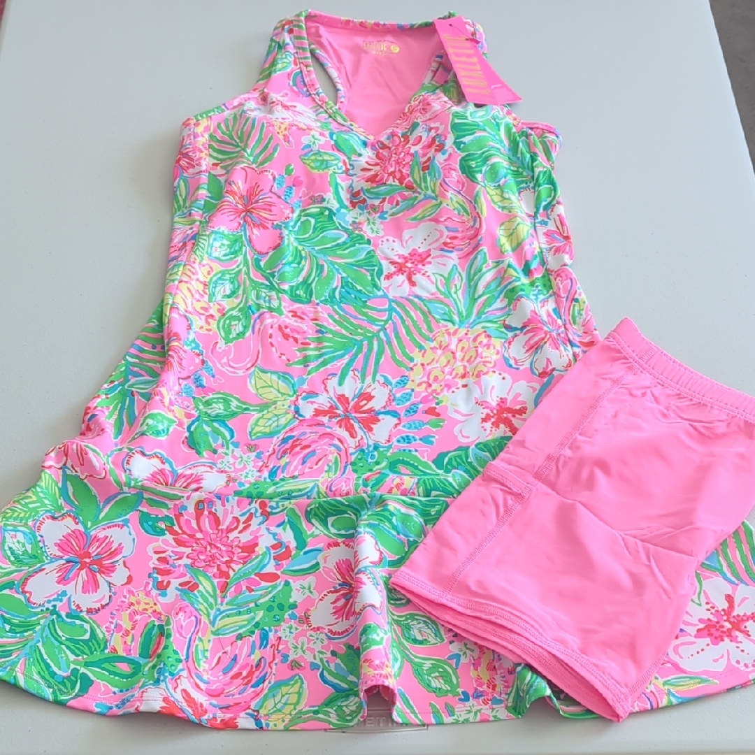 Nwt Lilly Pulitzer Luxletic Upf 50+ Anaia Active Dress